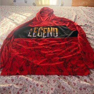 Legend Red Graphic Men's Hoodie